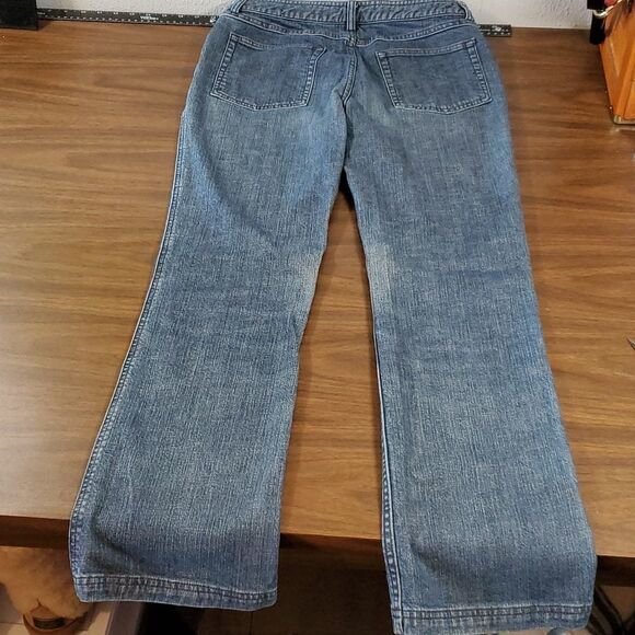 Duluth Trading Company‎ Women's Straight Leg Blue Jeans 4 x 31" Mistagged - Picture 8 of 9